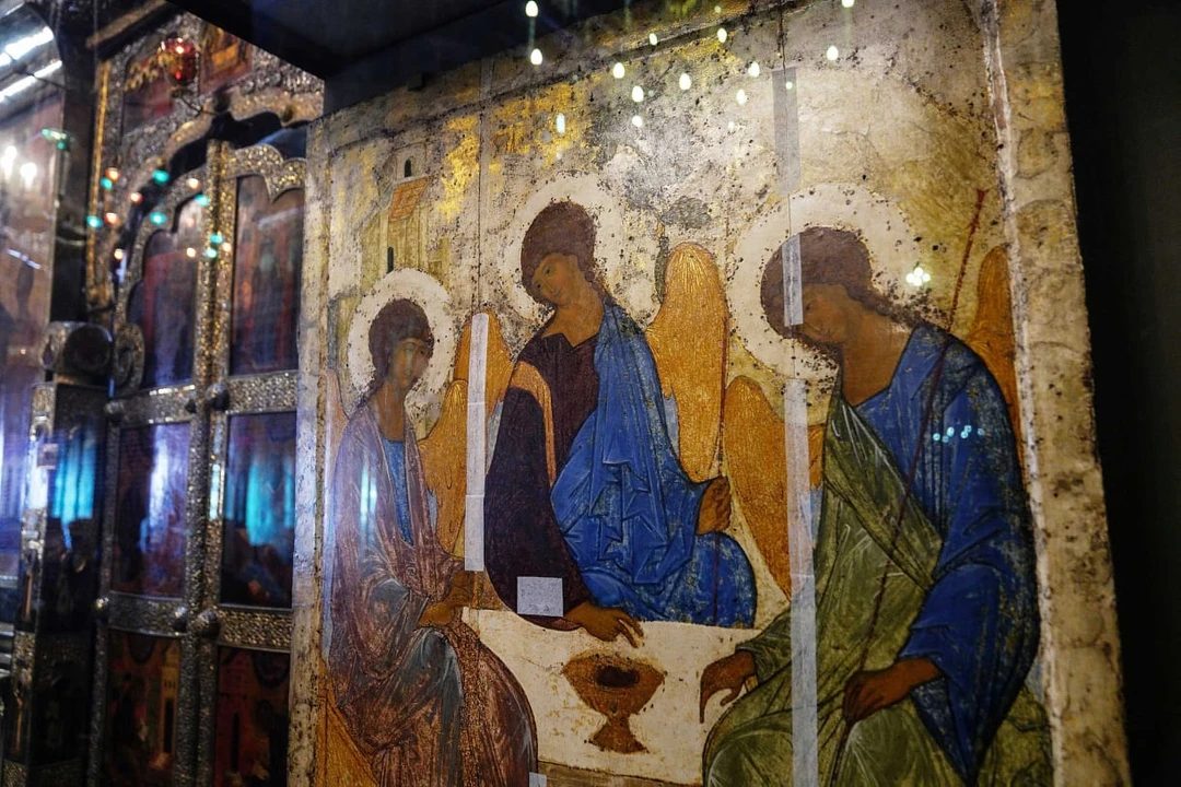 Икона Пресвятой Троицы преподобного Андрея Рублева